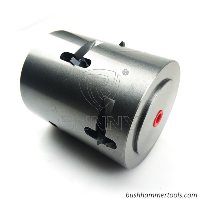 Angle Grinder Bush Hammer Scratching Roller For Creating Comma Finishes
