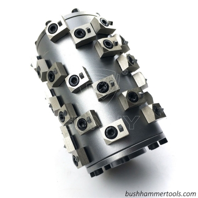 Angle Grinder Bush Hammer Scratching Roller For Creating Scratching Finish