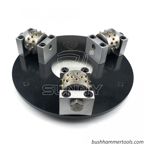 Sunny 240mm Klindex Bush Hammer Grinding Plate With 3 Plugs