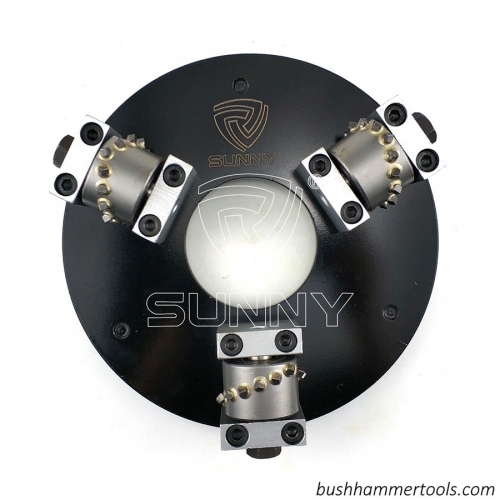 Competitive 240mm Klindex Rotary Bush Hammer Grinding Plate Supplier In China