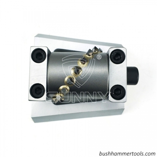 Unique 6mm Triangular Pyramid Carbide Frankfurt Bush Hammer Disc For Sale