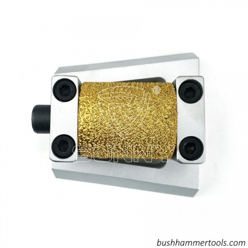 Vacuum Brazed Diamond Bush Hammer Frankfurt For Grinding Sandblast Surface