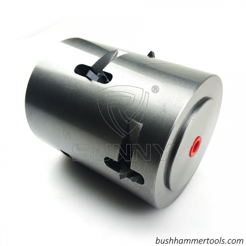 Angle Grinder Bush Hammer Scratching Roller For Creating Comma Finishes