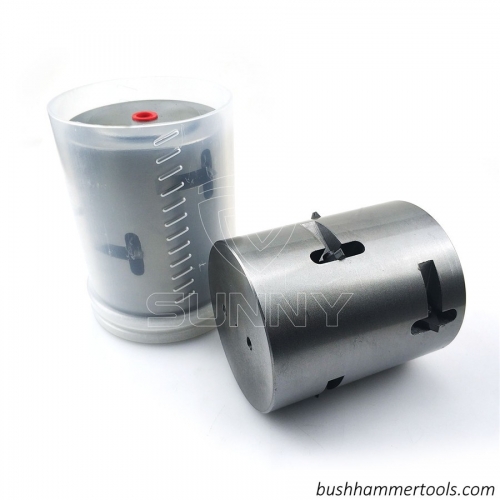 Angle Grinder Bush Hammer Scratching Roller For Creating Comma Finishes