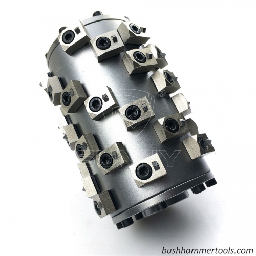 Angle Grinder Bush Hammer Scratching Roller For Creating Scratching Finish